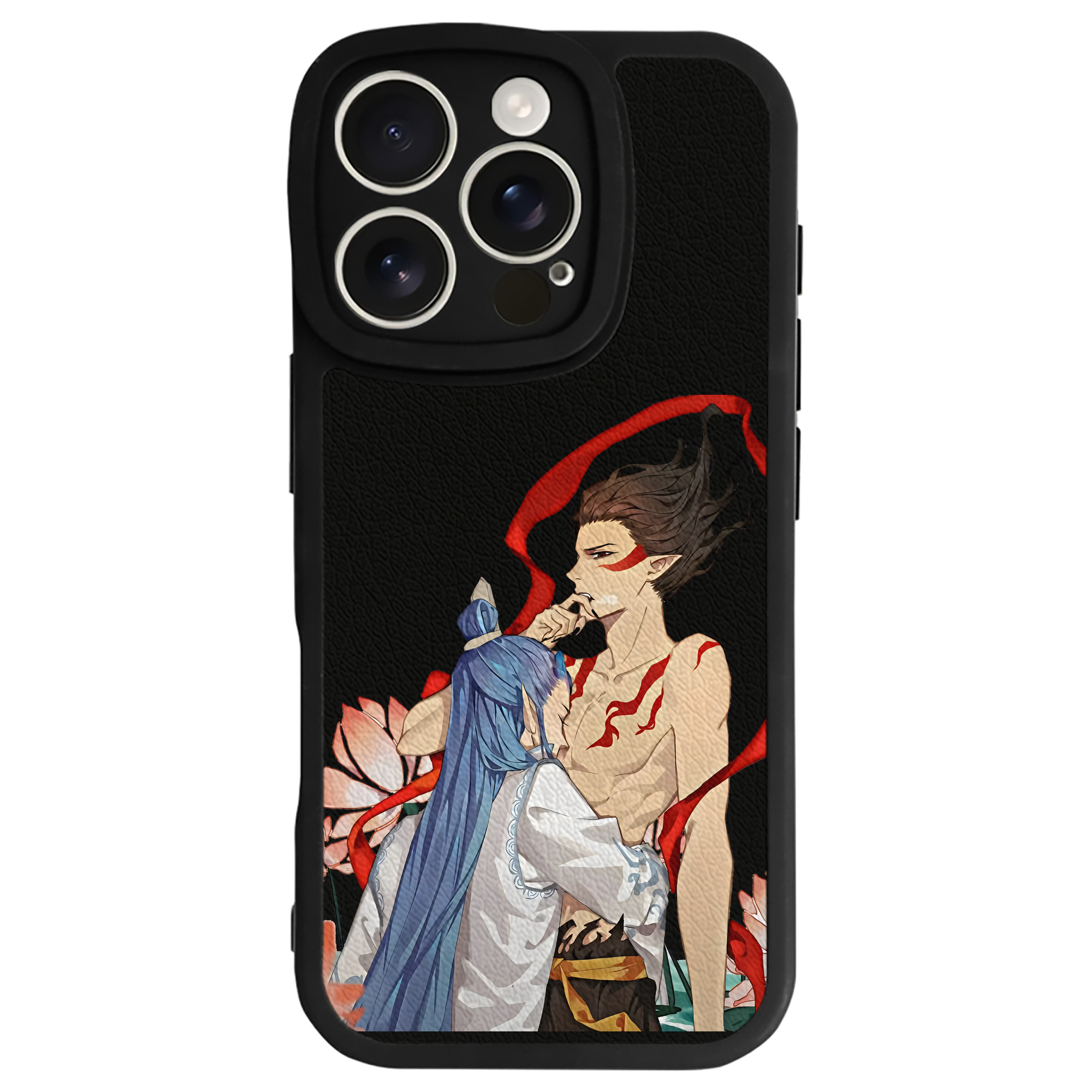 （画像用） Ne Zha 2 ナタ 魔童の大暴れ 【iPhone 16シリーズ対応】シリコンスマホケース（レザー調） 材質：シリコン